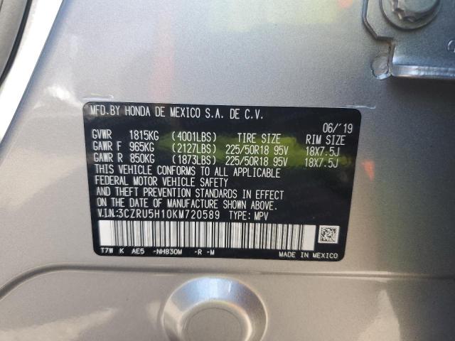 3CZRU5H10KM720589 Honda HR-V SPORT