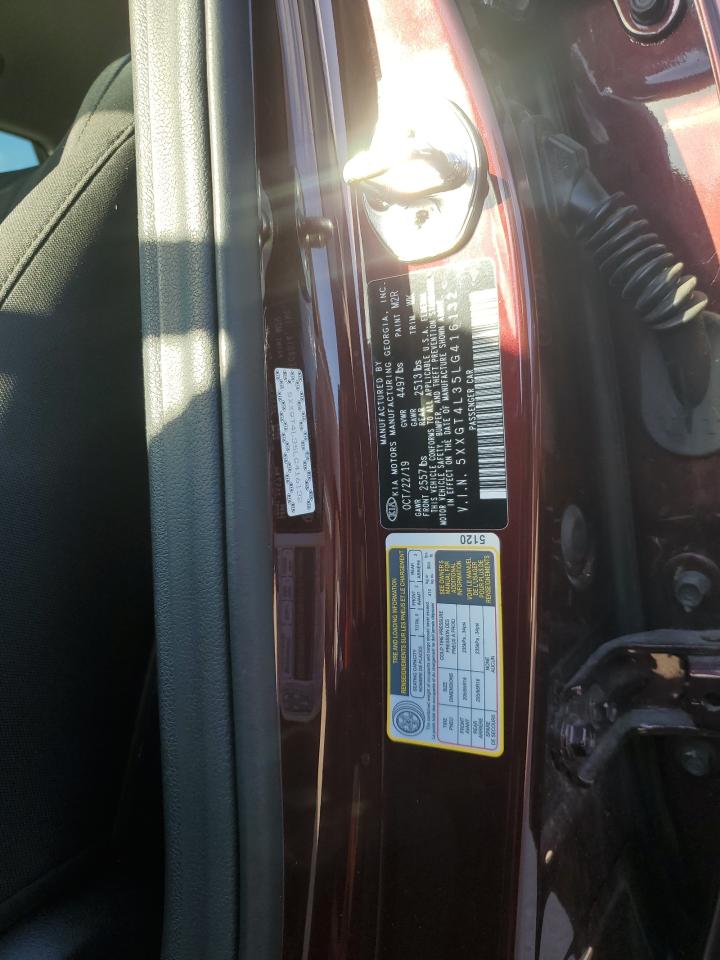 5XXGT4L35LG416132 2020 Kia Optima Lx