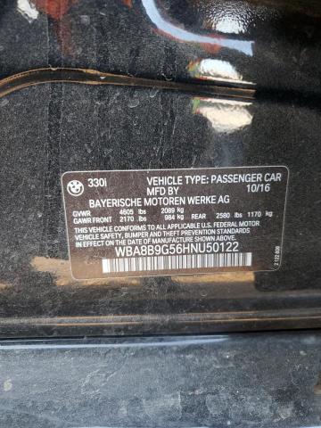 WBA8B9G56HNU50122 BMW 330 I