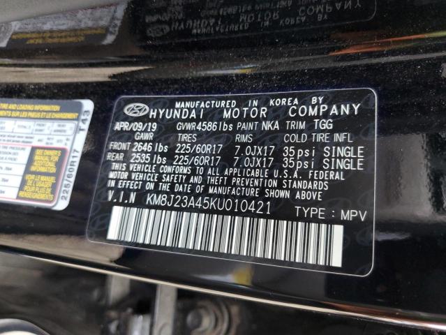 2019 HYUNDAI TUCSON SE - KM8J23A45KU010421