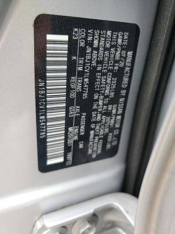  NISSAN ROGUE 2020 Сірий