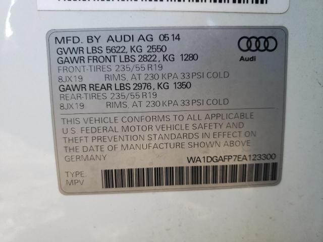 VIN WA1DGAFP7EA123300 2014 Audi Q5, Premium Plus no.12