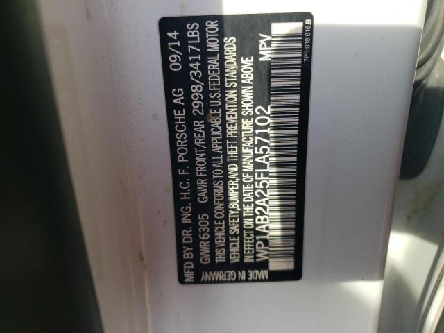 WP1AB2A25FLA57102 Porsche CAYENNE S