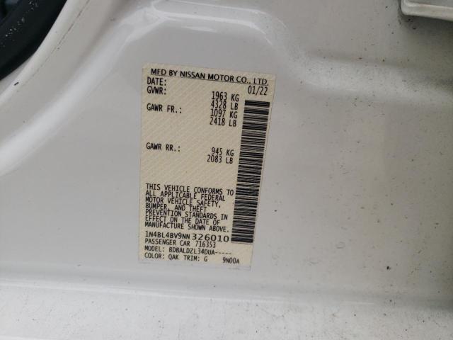2022 NISSAN ALTIMA S - 1N4BL4BV9NN326010