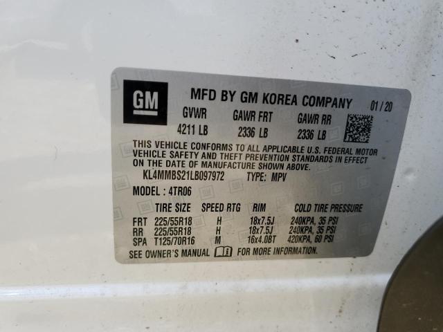 KL4MMBS21LB097972 2020 BUICK ENCORE, photo no. 12