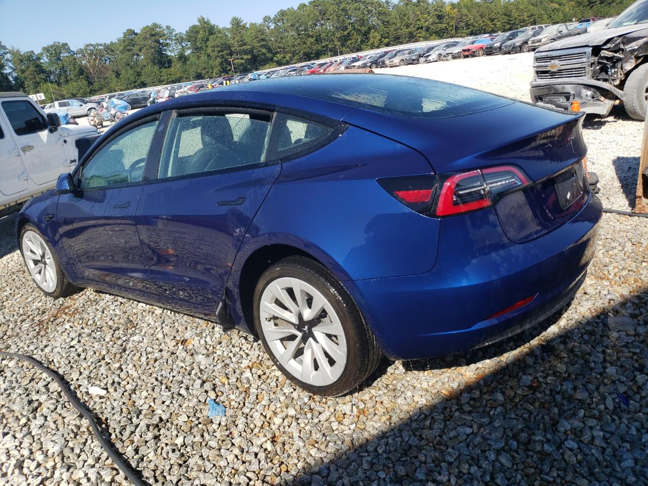 Lot #2174627848 2022 TESLA MODEL 3