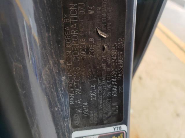 2015 KIA FORTE EX - KNAFX4A80F5343885