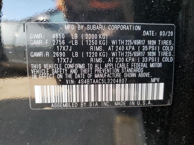 4S4BTAAC5L3204807 Subaru Outback