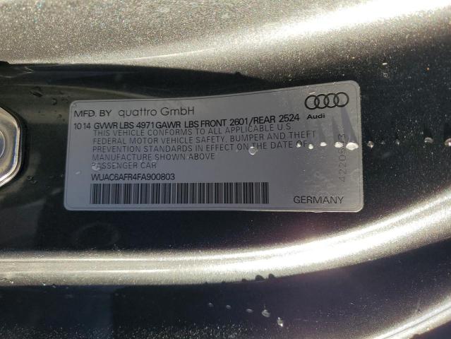 2015 AUDI RS5 - WUAC6AFR4FA900803