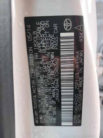  TOYOTA SCION 2014 Білий