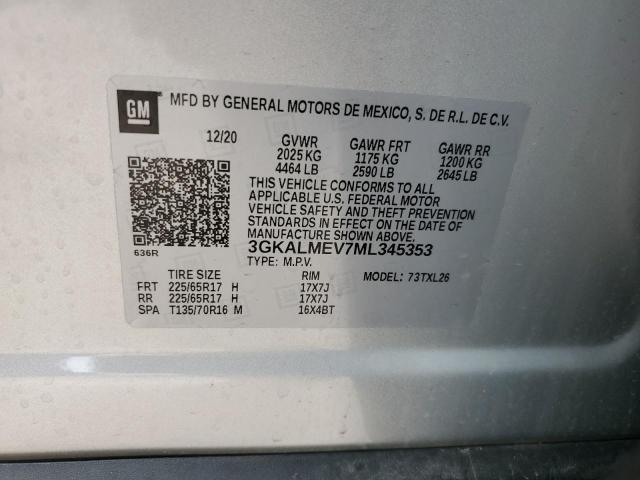 3GKALMEV7ML345353 GMC Terrain SL 13