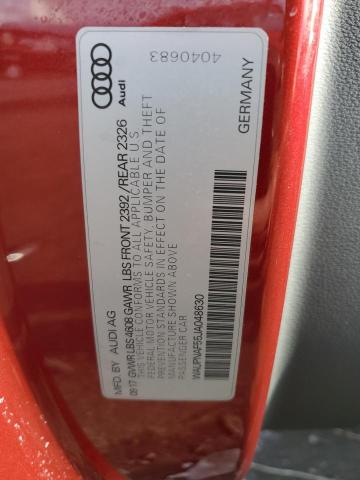 WAUPNAF55JA048630 2018 AUDI A5, photo no. 12