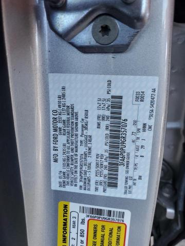 3FA6P0PU9GR357076 2016 FORD FUSION, photo no. 12