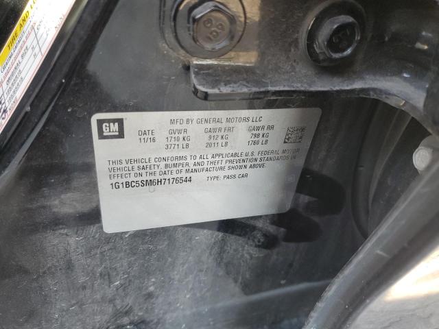 1G1BC5SM6H7176544 Chevrolet CRUZE LS