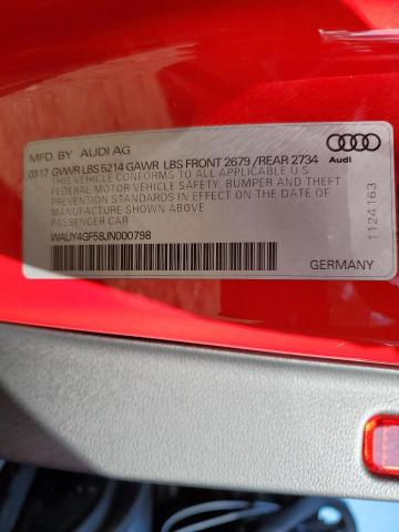 2018 AUDI S5 PREMIUM - WAUY4GF58JN000798