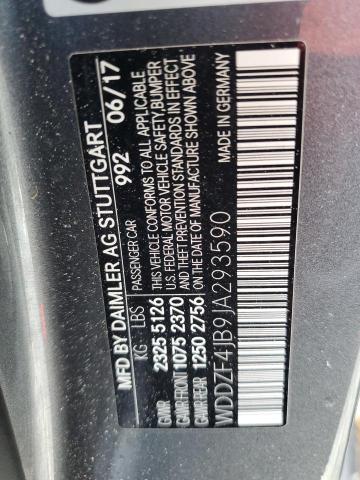 WDDZF4JB9JA293590 Mercedes-Benz E 300