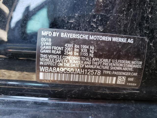 WBA8A9C50JAH12578 BMW 320 I