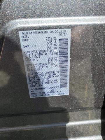 5N1DR2MN3HC909512 Nissan Pathfinder S