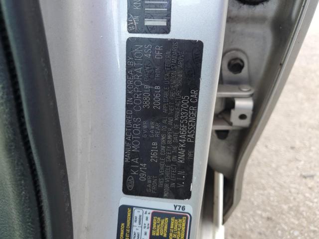 KNAFK4A66F5337005 KIA FORTE LX
