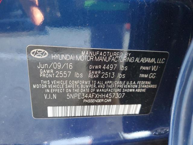 2017 HYUNDAI SONATA SPO - 5NPE34AFXHH457307