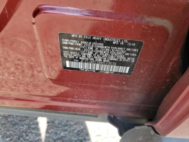 JF2SJAEC0HH533639 Subaru Forester 2.5i Premium