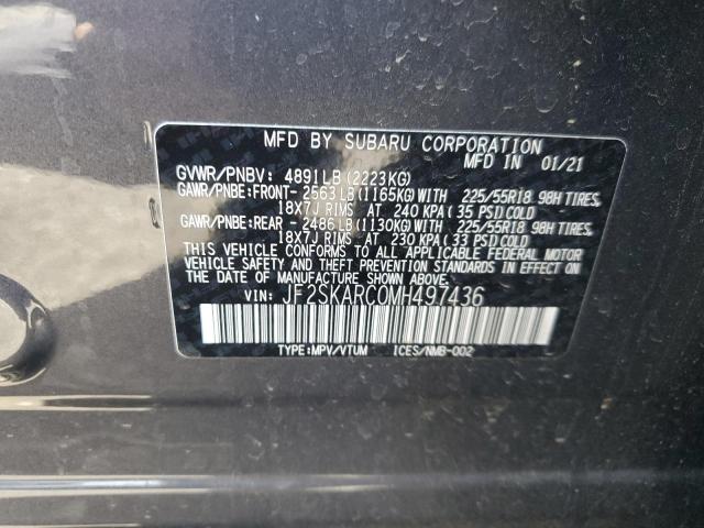 JF2SKARC0MH497436 Subaru Forester Sport