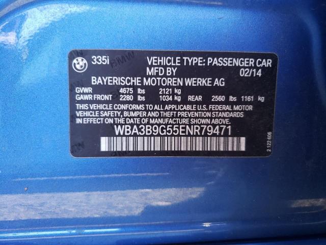 WBA3B9G55ENR79471 BMW 335 XI