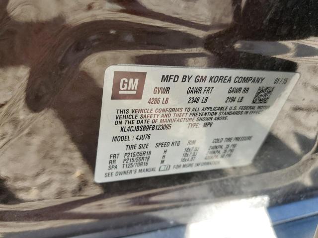 2015 BUICK ENCORE CON - KL4CJBSB9FB123095