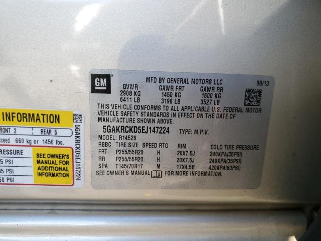 5GAKRCKD5EJ147224 Buick Enclave