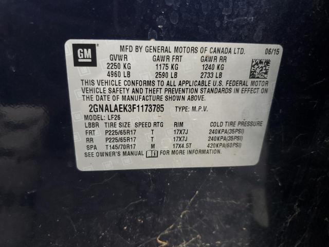 2GNALAEK3F1173785 Chevrolet EQUINOX LS
