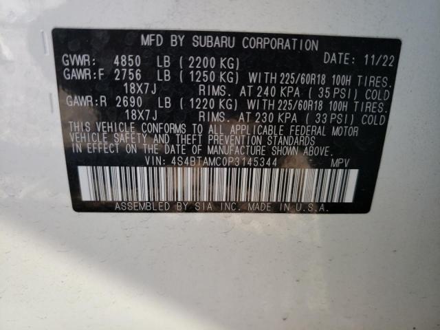 4S4BTAMC0P3145344 Subaru Outback Limited