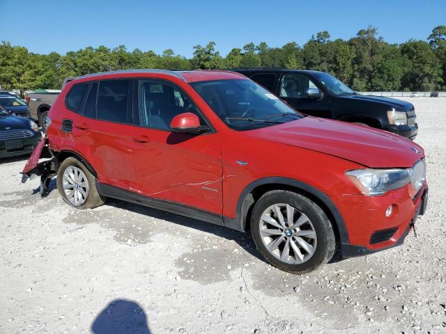  BMW X3 2016 Червоний