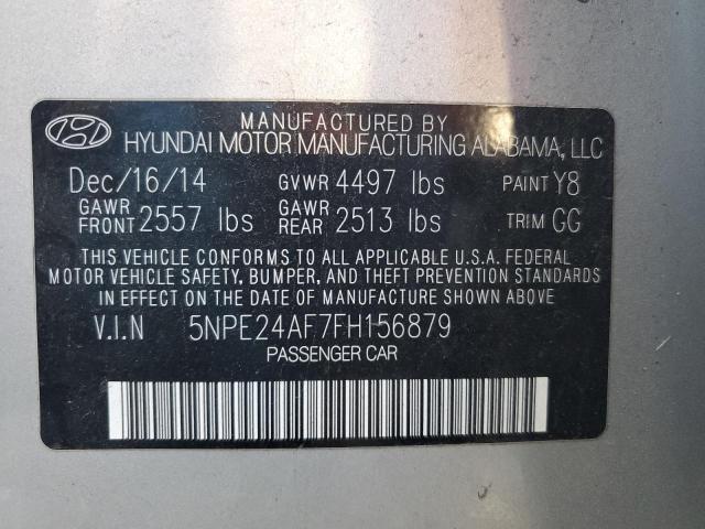 2015 HYUNDAI SONATA SE - 5NPE24AF7FH156879