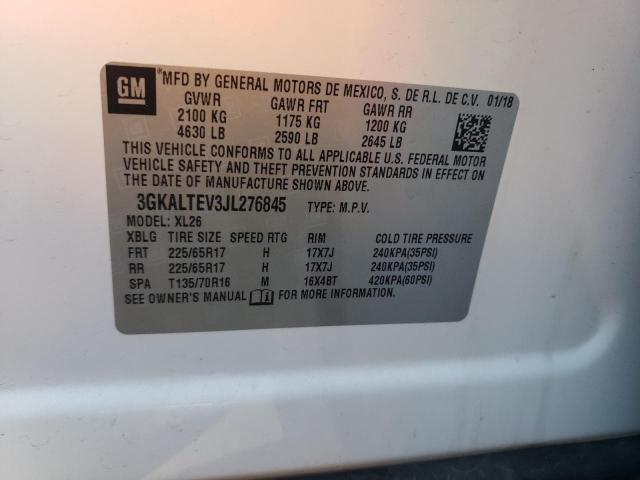 3GKALTEV3JL276845 GMC Terrain Sle