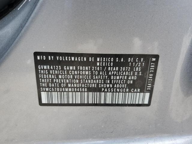  VOLKSWAGEN JETTA 2021 Сріблястий
