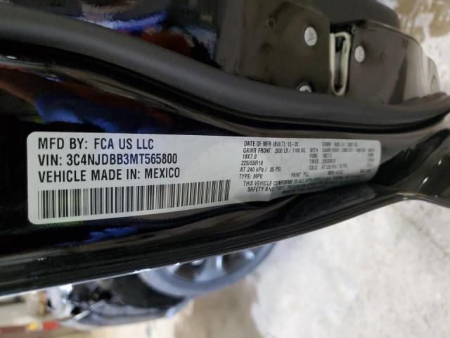 3C4NJDBB3MT565800 Jeep Compass Latitude