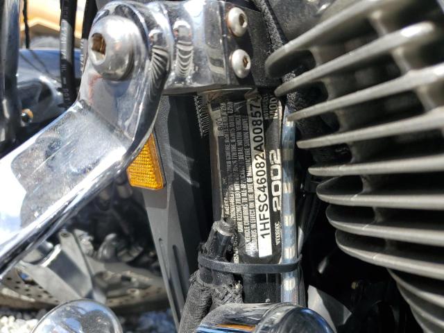 2002 HONDA VTX1800 C 1HFSC46082A008574