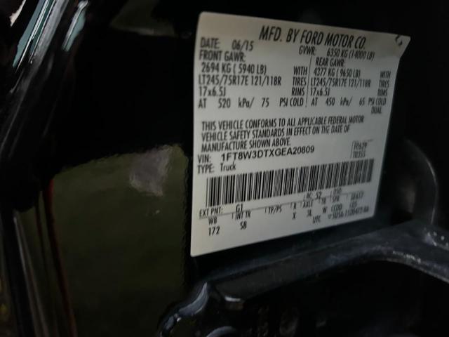 1FT8W3DTXGEA20809 Ford F350 Super Duty