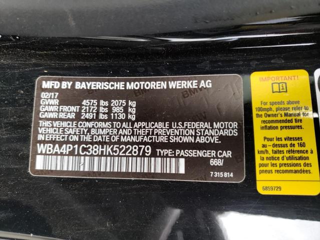 2017 BMW 440I - WBA4P1C38HK522879