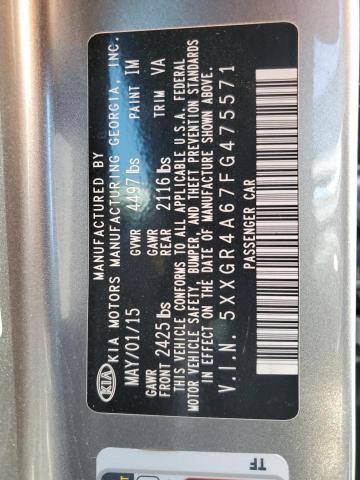 2015 KIA OPTIMA SX - 5XXGR4A67FG475571