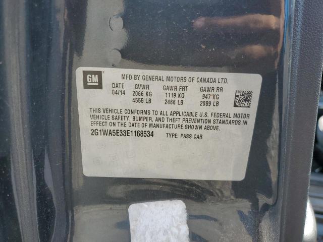 2G1WA5E33E1168534 Chevrolet Impala Limited Ls