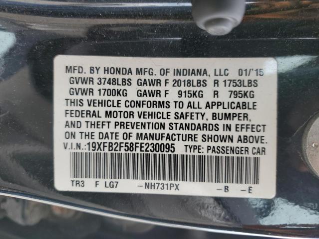 19XFB2F58FE230095 Honda Civic Lx