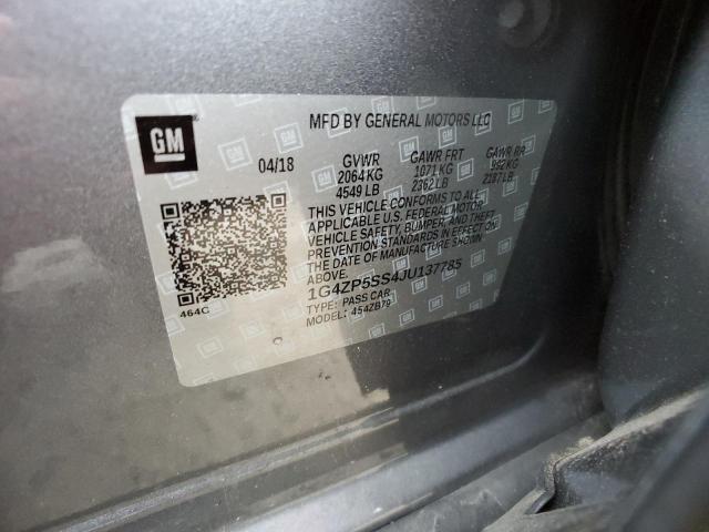1G4ZP5SS4JU137785 Buick Lacrosse Essence