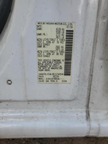 1N6BF0LY2GN812404 Nissan NV 2500 S