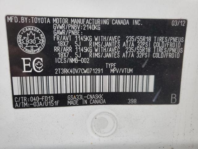2012 Toyota RAV 4 - Image 14