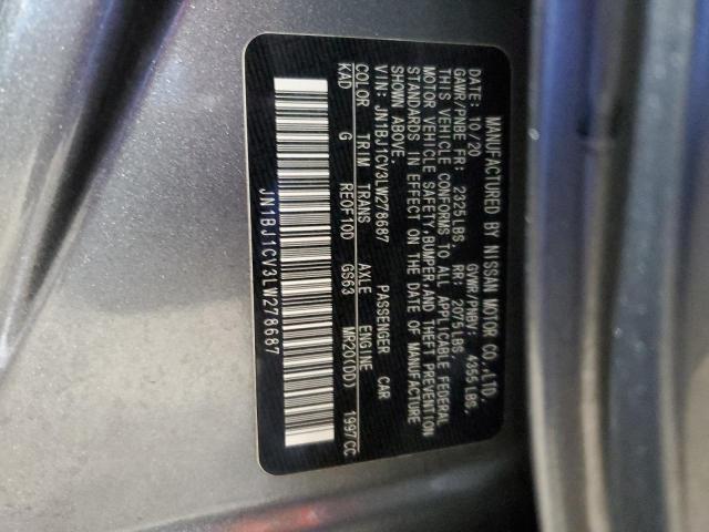 JN1BJ1CV3LW278687 Nissan Rogue Sport S