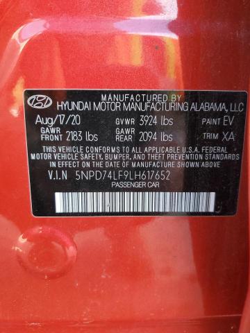2020 HYUNDAI ELANTRA SE - 5NPD74LF9LH617652