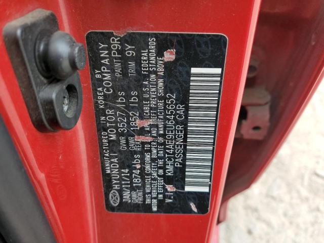 KMHCT4AE9EU645652 Hyundai ACCENT GLS