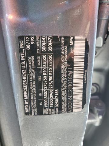 4JGDF6EE2JB018511 Mercedes-Benz Gls 450 4matic