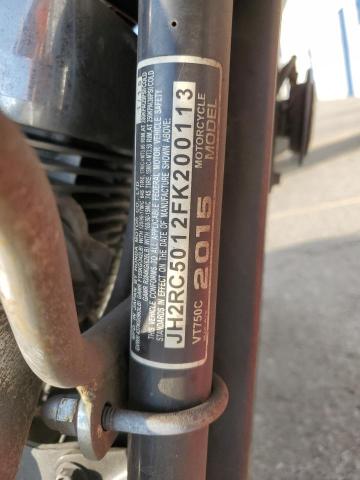 2015 HONDA VT750 C JH2RC5012FK200113